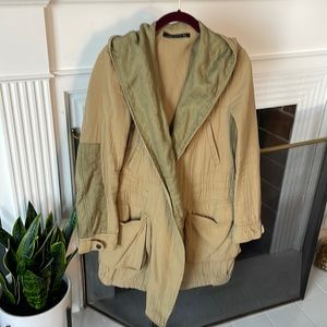 Zara tan coat small